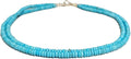 Dainty Natural Turquoise Beaded Necklace for Her - Throat Chakra