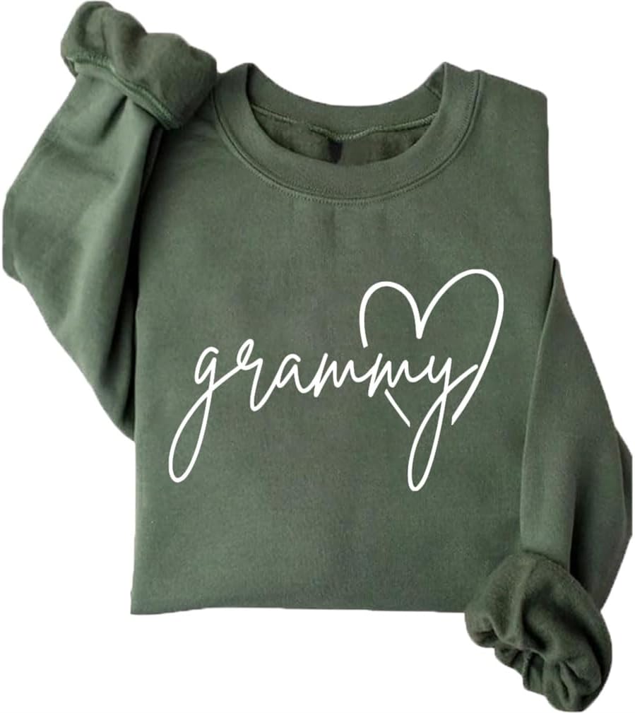 Cozy Grammy Heart Sweatshirt