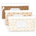 Baby Wipe Holder 3-Pack - Portable Refillable Waterproof Case