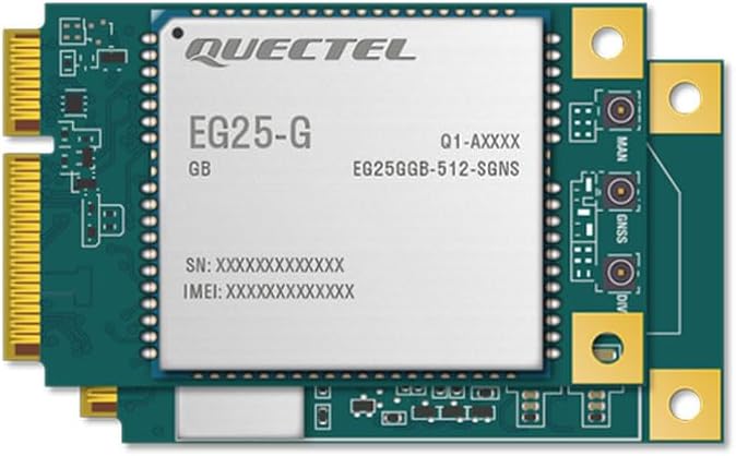 Quectel EG25-G Mini PCIe 4G/LTE Cat 4 Module for IoT/M2M