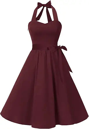 Vintage Polka Audrey Dress for Women - 1950s Retro Style