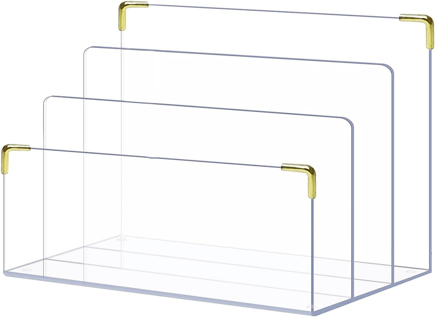 Clear Acrylic Desk File Organizer