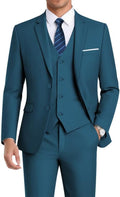 WEEN CHARM Men's Slim Fit 3-Piece Suit Set for Any Occasion