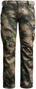 Men's Midweight Camo Hunting Pants by SCENTBLOCKER for Silent Comfort