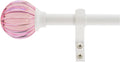 Stylish Pink Curtain Rod Set 26-48 Inches