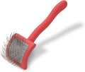 Chris Christensen Baby G Dog Slicker Brush for Doodle Coats - Coral