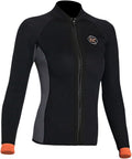 Wetsuit Top Jacket Women Men 3MM Neoprene Long Sleeve - Warm Thermal