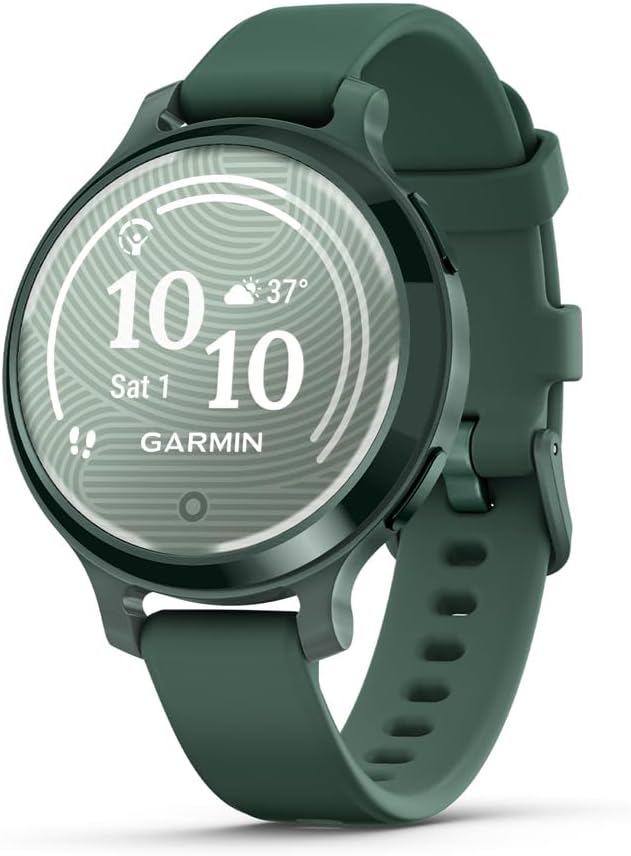Garmin Lily 2 Active Smartwatch: GPS, Hidden Display, Stylish Jasper Green