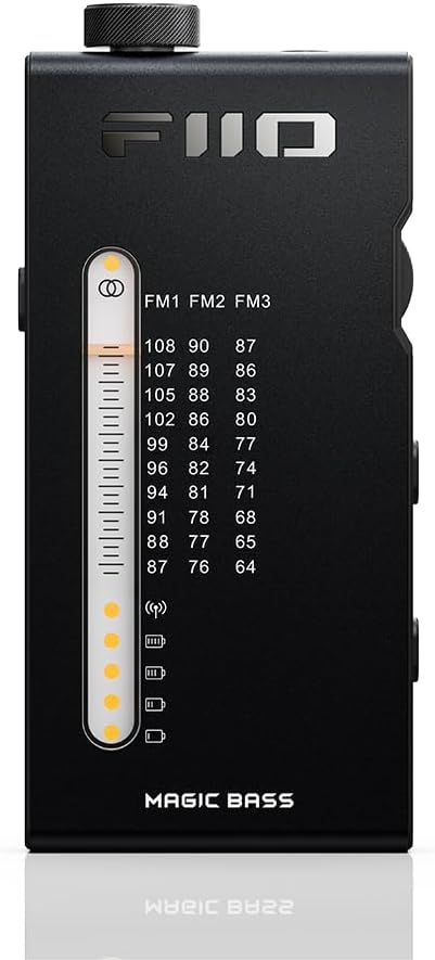 FiiO RR11 Portable HiFi FM Stereo Radio Receiver with BASS+3D