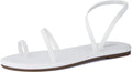 CUSHIONAIRE CHAI Womens Strappy Sandals - Comfortable Flat Slip-Ons in