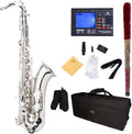 Tenor Saxophone for Beginners and Students - Silver Nickel