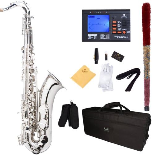 Mendini Tenor Saxophone for Beginners with Hard Case and Accessories