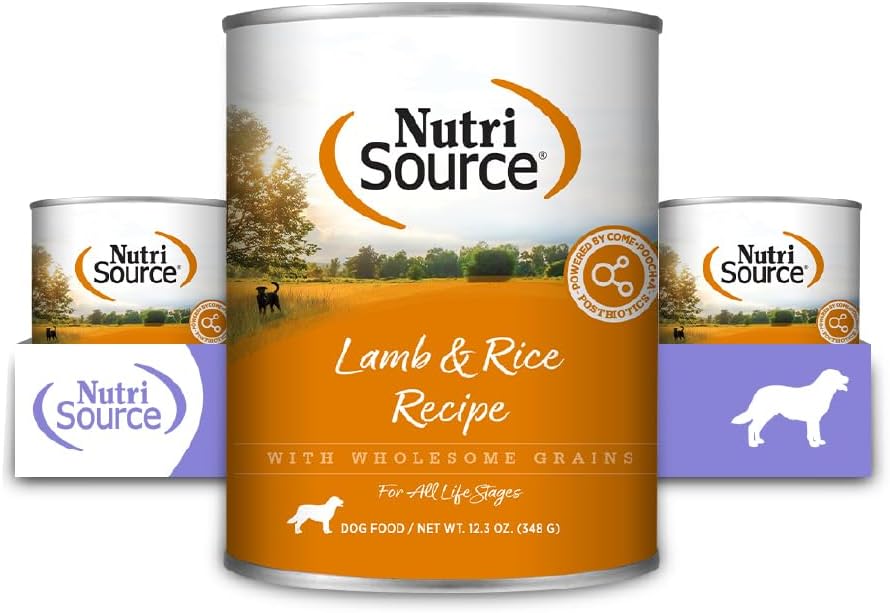 NutriSource Lamb & Rice Recipe Dog Food for Optimal Nutrition