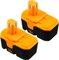 2 Pack P100 Replacement 18V Ryobi Battery - Upgraded 3600mAh
