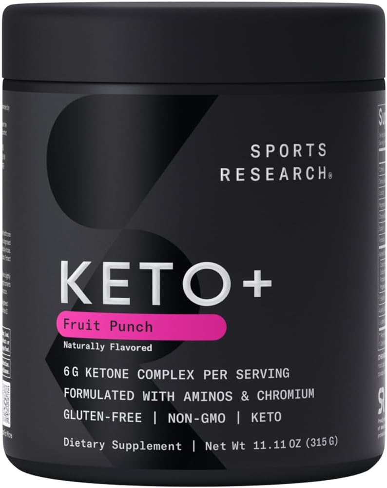 Sports Research Keto Plus Exogenous Ketones for Energy & Focus