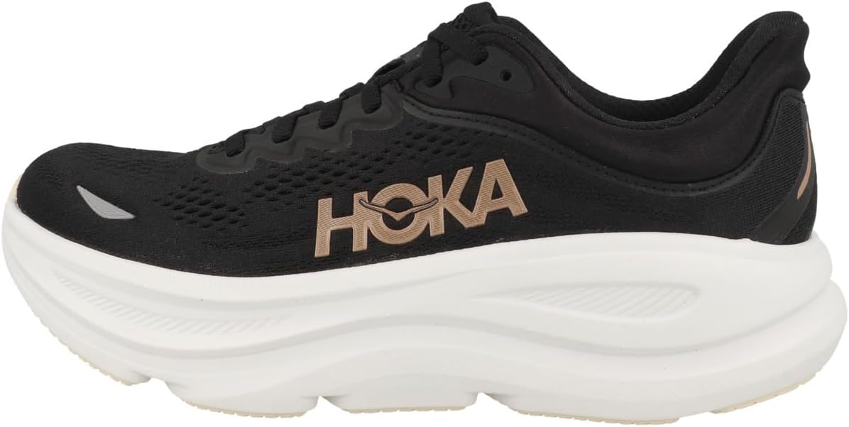 HOKA Women's Bondi 9 Sneaker: Engineered Mesh Comfort Fit
