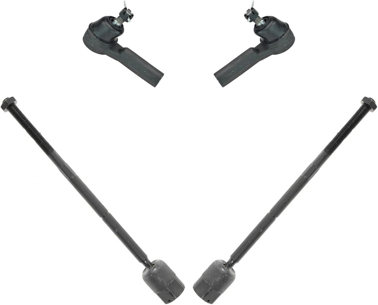 TRQ Front Tie Rod Set for 1986-1995 Ford Taurus & More