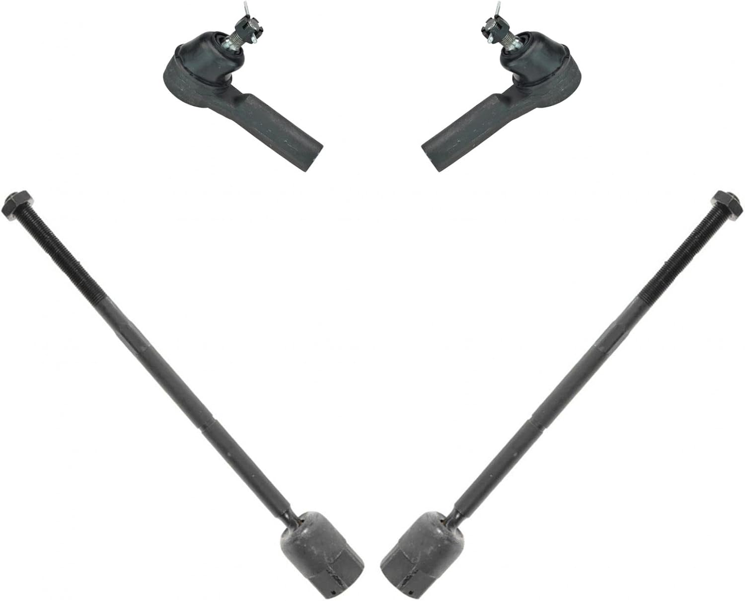 TRQ Front Tie Rod Set for 1986-1995 Ford Taurus & More