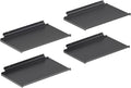 4 Pack 17x10 in Large Slatwall Shelves - Heavy Duty Retail Display