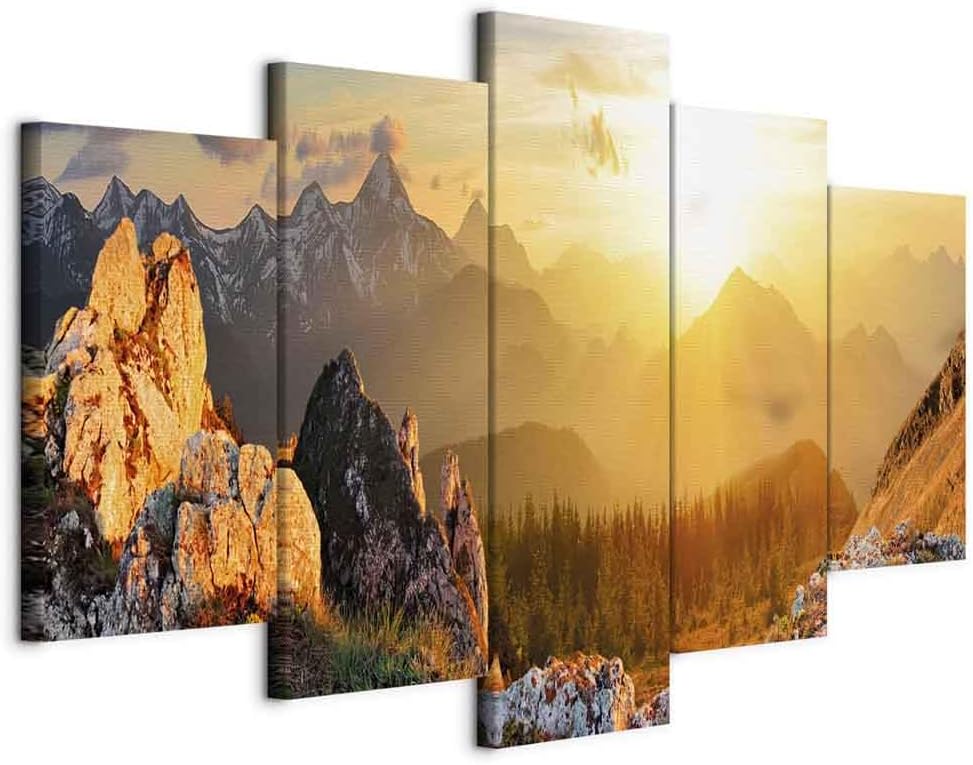 artgeist Canvas Wall Art Nature Mountains - Acoustic Foam Prints