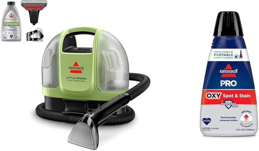 BISSELL Little Green Mini Cordless Deep Cleaner for Stains