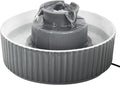Ceramic Cat Water Fountain 2.1L - Quiet, Easy-Clean Pet Fountain