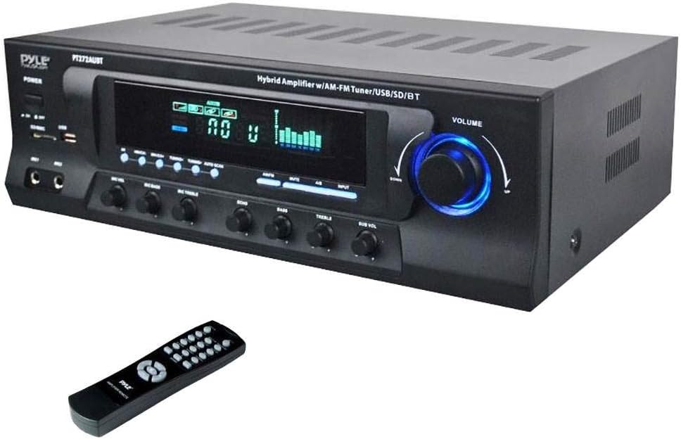Pyle Wireless Bluetooth Audio Power Amplifier for Home Theater