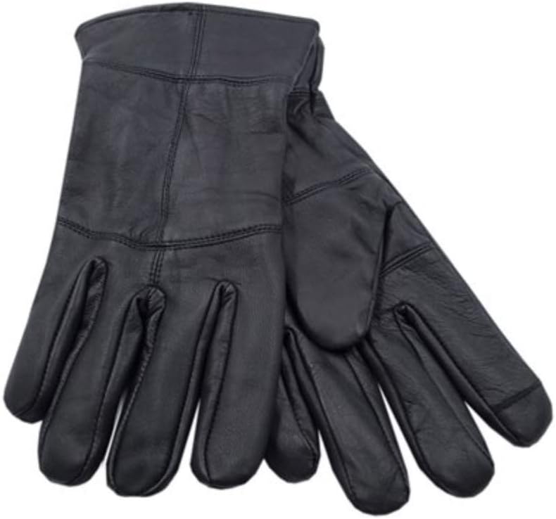 Stay Warm with Mens Touchscreen Leather Gloves
