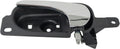 TRQ Front Left Interior Door Handle Chrome & Black - Direct Fit