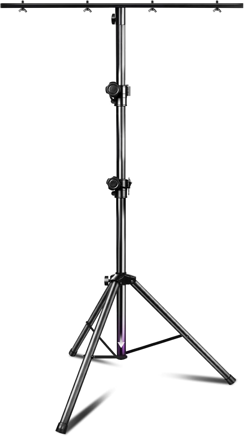 DJ Light Stand for Par Lights - Adjustable Height Tripod Stand