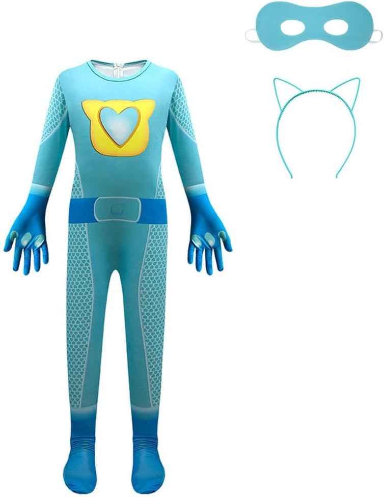 Cute Cosplay Costume for Kids with Mask and Headband, 3-10Y