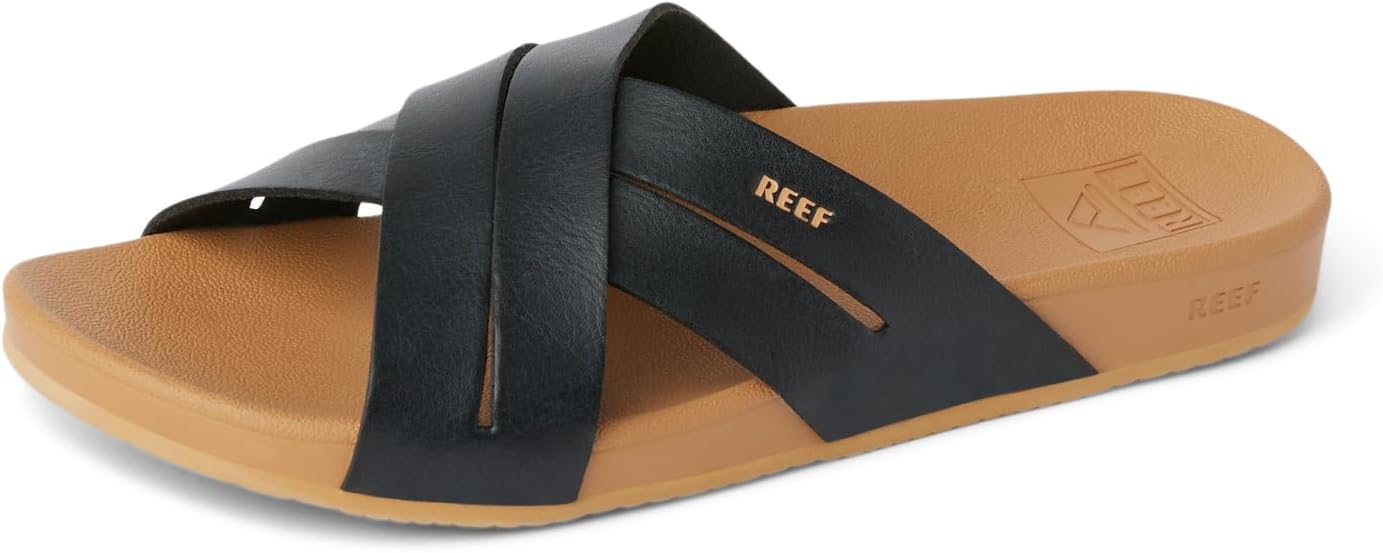 REEF Women's Cushion Spring Bloom Slide Sandal for Comfort