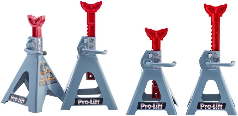 Pro-Lift 3 Ton and 6 Ton Double Locking Pin Jack Stands Bundle