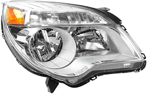 TRQ Passenger Side Headlight Assembly for 2010-2015 Equinox