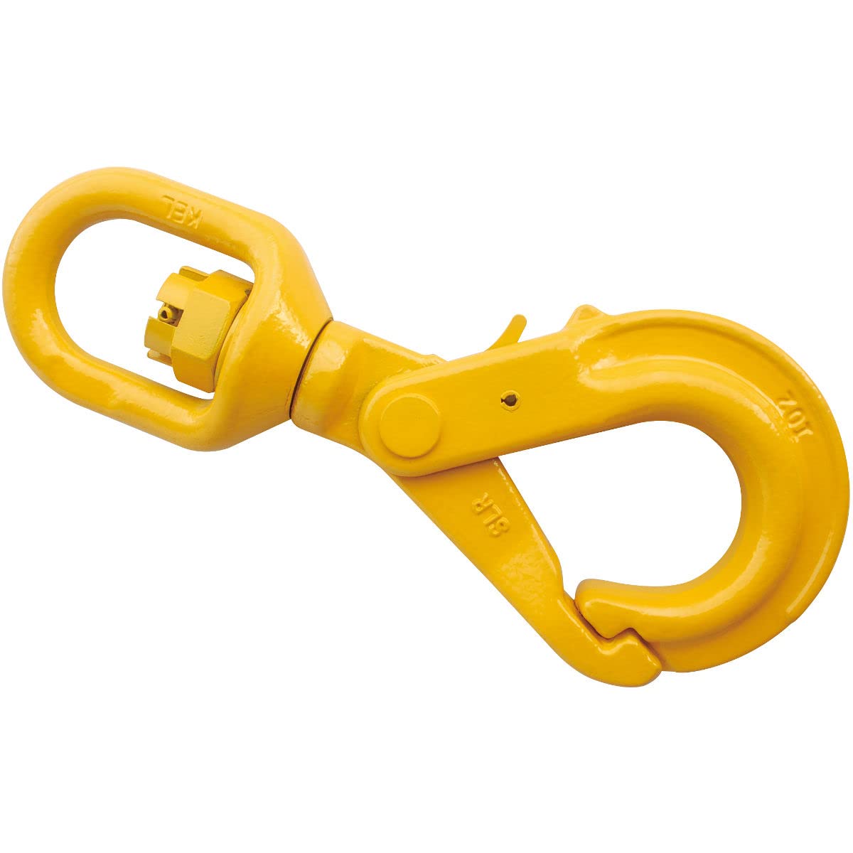 5/8in Grade 80 Swivel Self Locking Hook with 72400 LBS Strength
