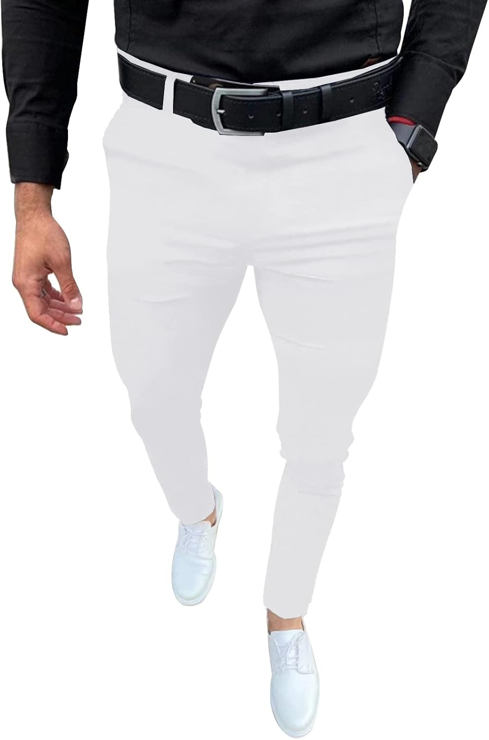 Mens Fashion Slim Fit Dress Pants for Casual and Business Wear