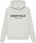 Essentials Fear of God Kids Hoodie Light Oatmeal - Cozy Relaxed Fit