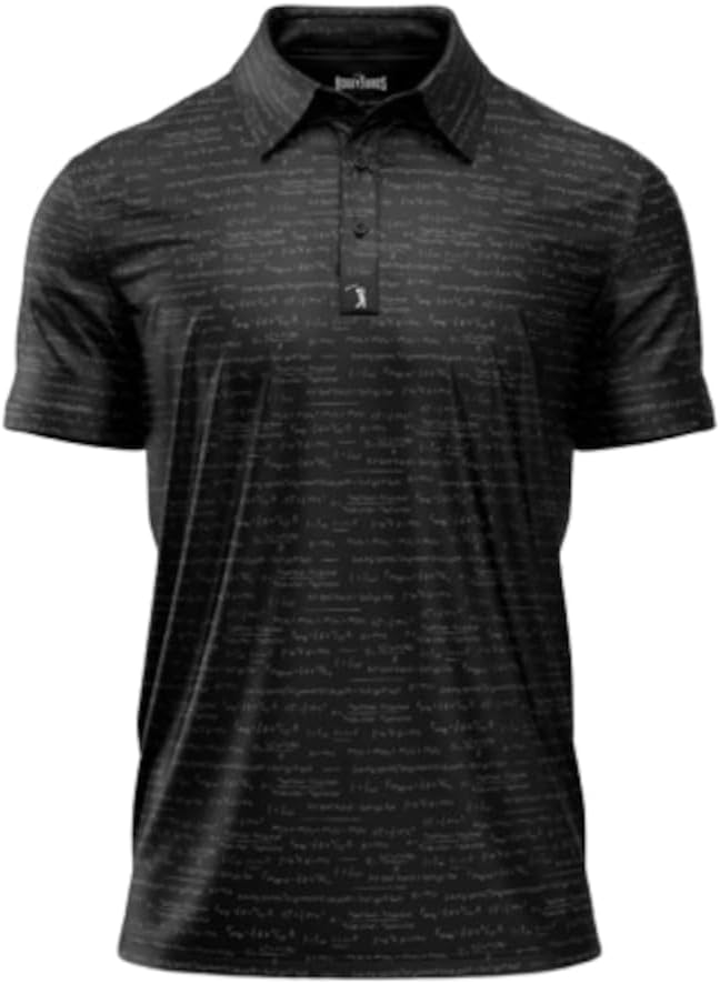 Funny Golf Polo Shirts with UPF 50 Protection for Men