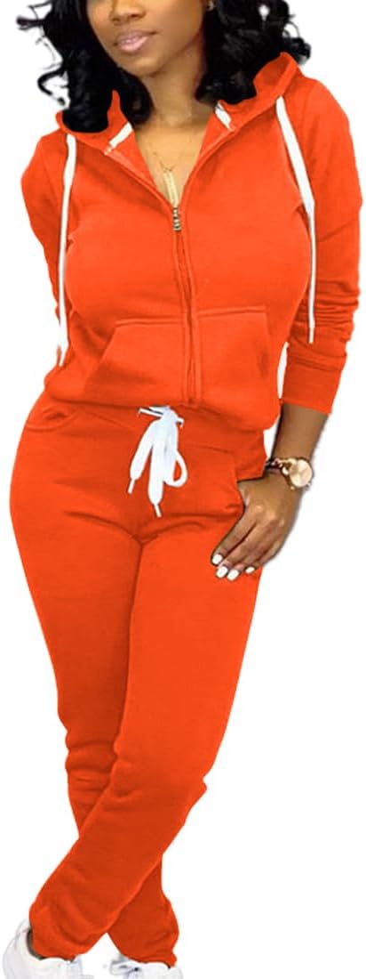 Mrskoala Two Piece Outfits for Women Tracksuit Sweat Suits