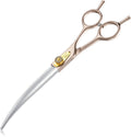 JASON 7.5 in Curved Dog Grooming Scissors - Precise Professional Shear
