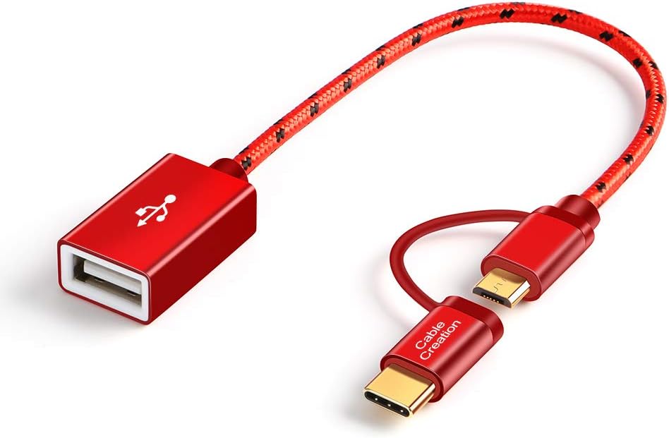 Short OTG Adapter Cable for Pixel & Galaxy