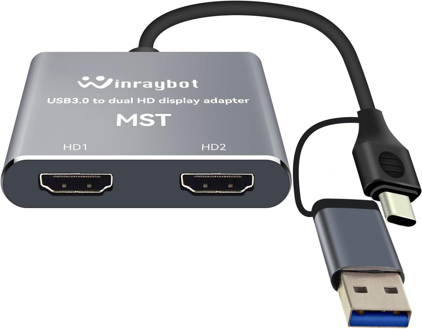 Dual Monitor USB Adapter - Seamless Multi-Monitor Setup!