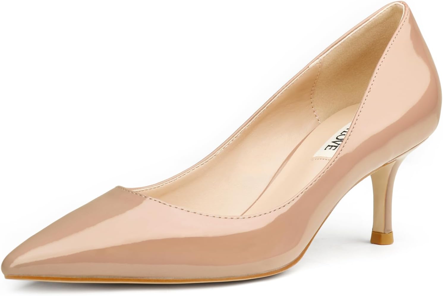 Stylish Low Heels Pointy Toe Kitten Heel Daily Pumps for Women