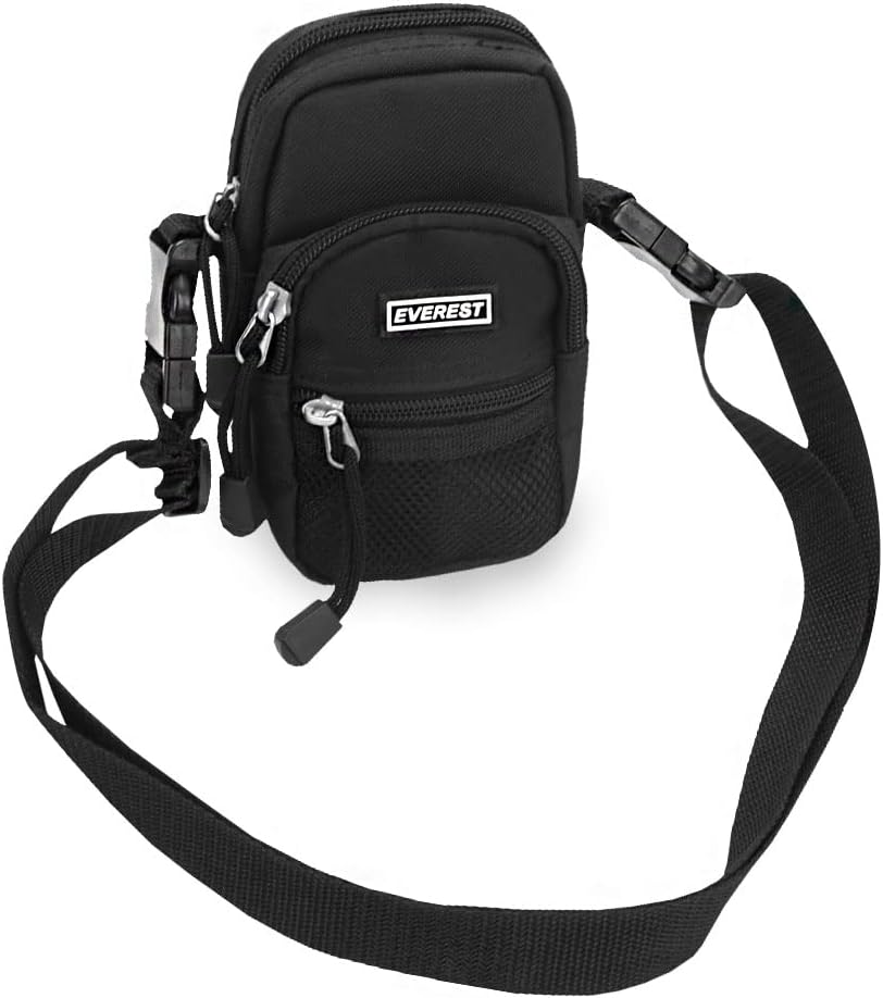 Organize in Style with Black Multi-Pocket Camera Bag