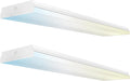 Sunco LED Garage Lights 11 in Prisma Wraparound - Bright, Linkable