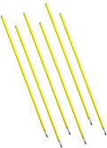 BlueDot Soccer Agility Poles 4-Pack Fixed 5ft Set - Durable Training