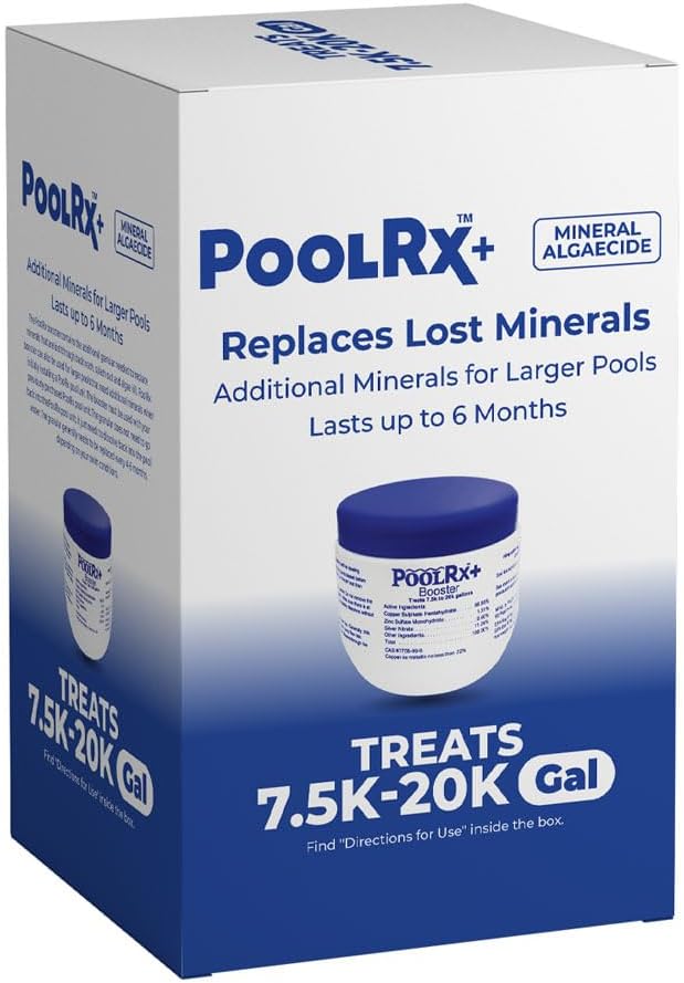 Pool RX+ Booster Blue Swimming Pool Algaecide for Algae Control
