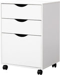 QDSSDECO 3 Drawer Mobile File Cabinet - Compact Vertical Filing