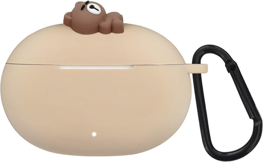 Protective Silicone Case for Beats Studio Buds - Adorable Bear Design!
