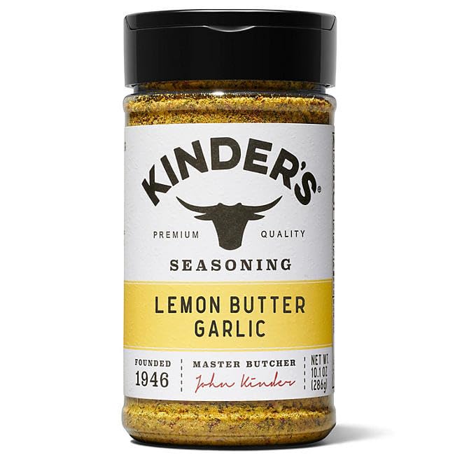Kinders Lemon Butter Seasoning | Dual Opening Lid | Maker Explorador